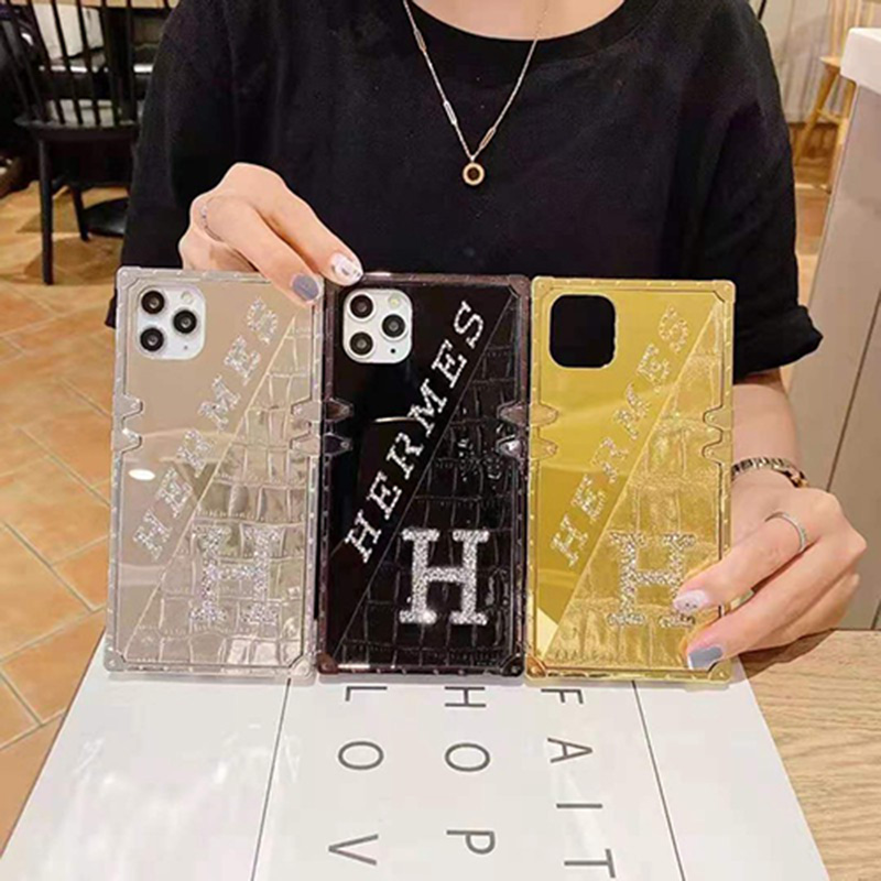 Hermes/エルメス トランク型 iphone 13/13 mini/13 pro/13 pro maxケース ブランド 経典 キラキラ