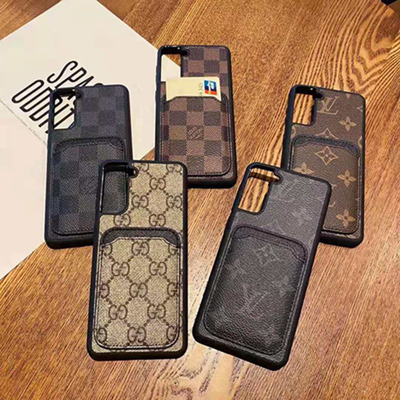 LV　GUCCI 高級感　Galaxy s22 plusケース　革型　交換用