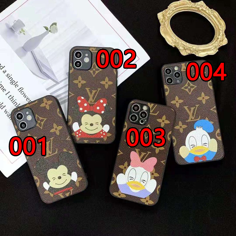 Lv＆Disneyコラボ　 男女兼用　 ブランド　 iphone 12xケース