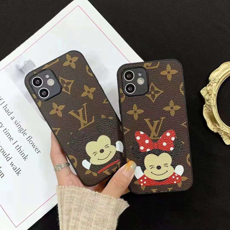 Lv＆Disney　 アイフォンse2ケース　経典 防塵 モノグラム 　耐衝撃 ファッション