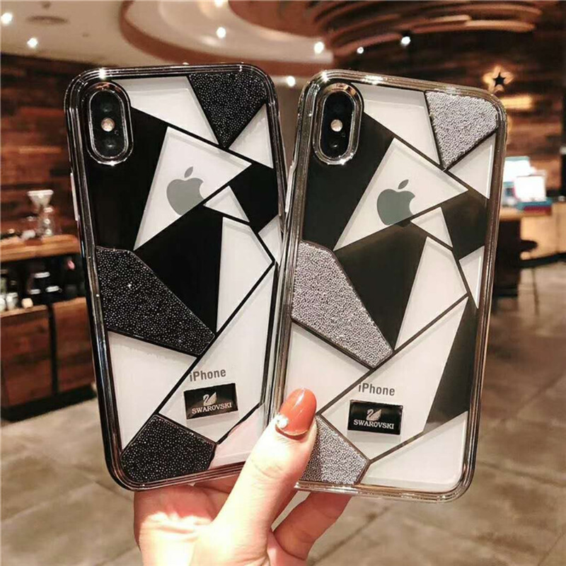 iphone xrケース swarovski