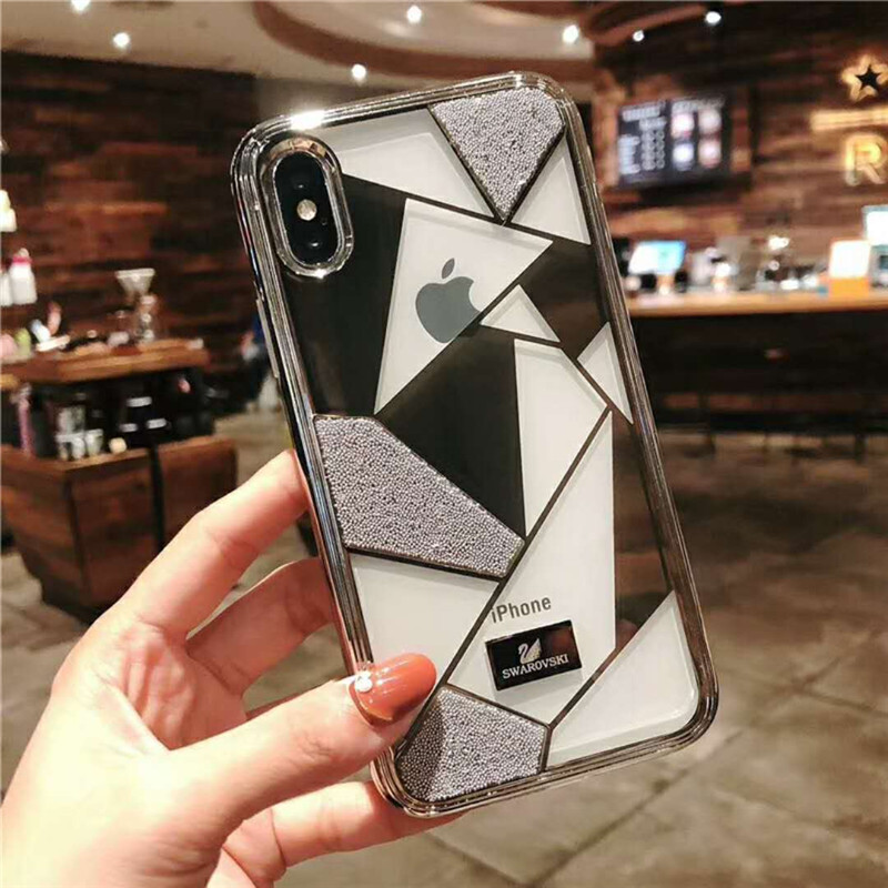 iPhone xs maxケース ブランド swarovski