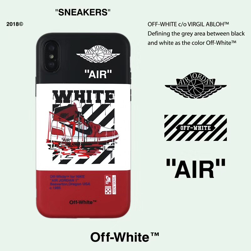 iphone xrケース off white