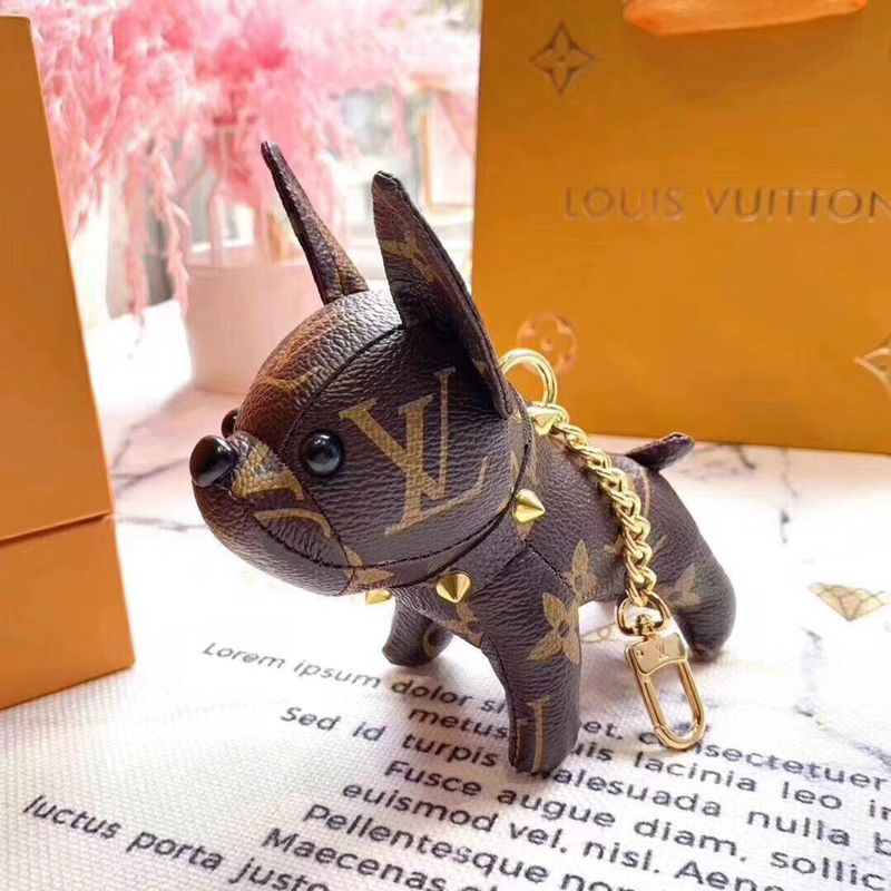 ルイヴィトン　LOUISVUITTON　ヴィトン　キーホルダー　犬