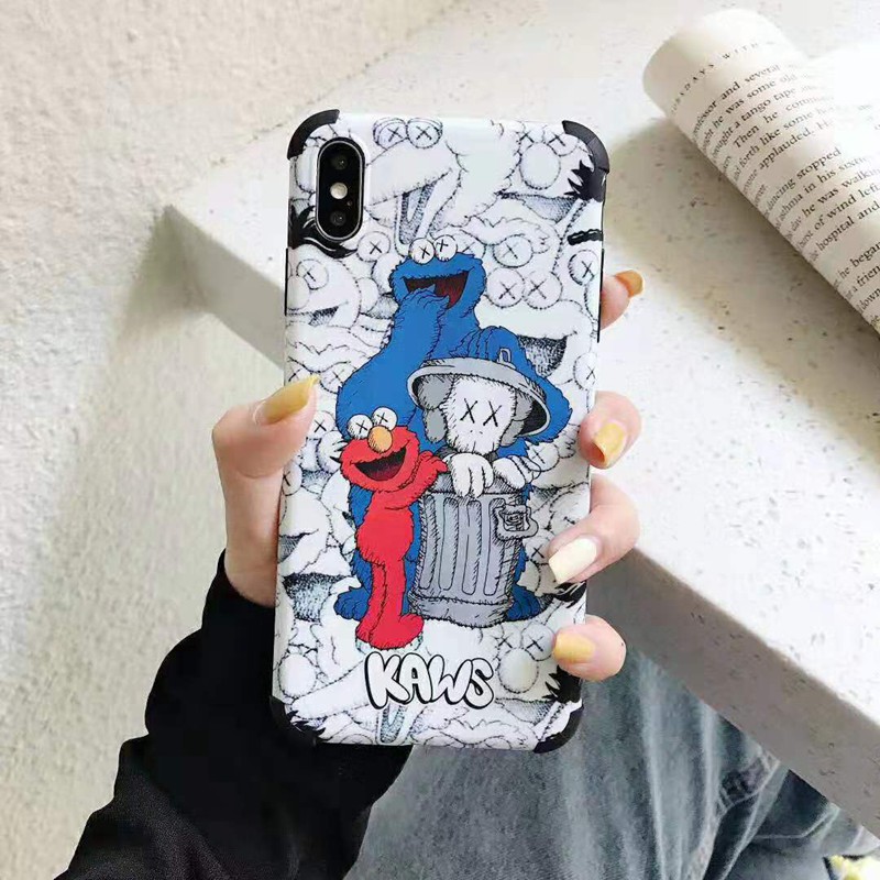 面白い ブランド iphone x/8/7 plusケースKAWS