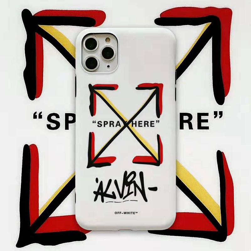 人気 iphone xr/xs maxケース off-white