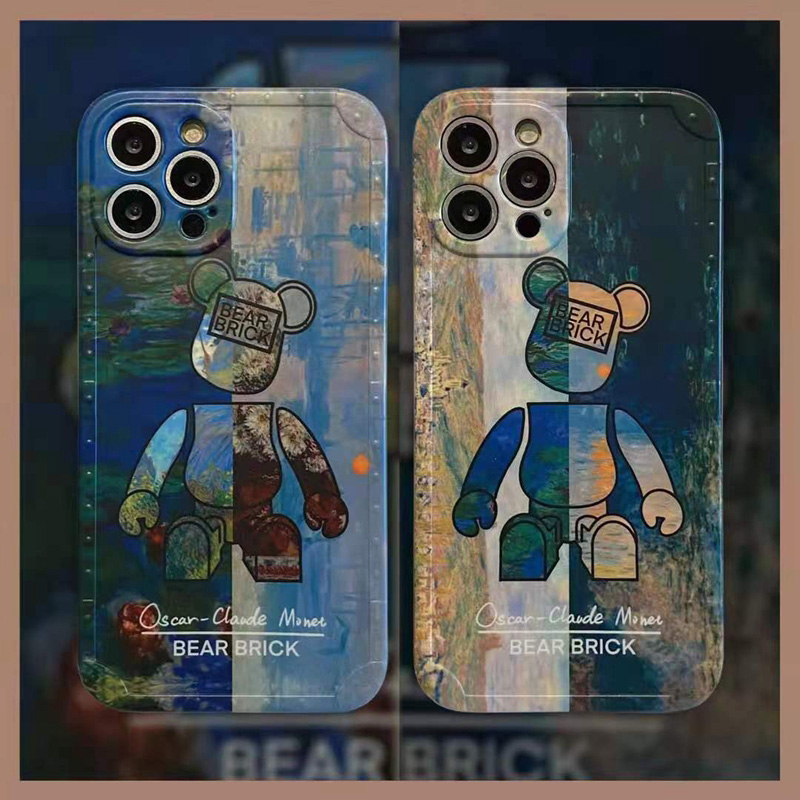 BE@RBRICK ブランド iphone 13pro/13mini/13pro maxケース インスタ風 