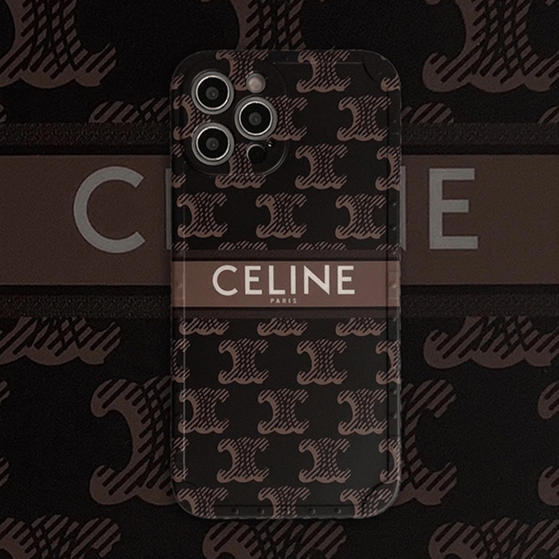 Celine ハイブランド 可愛い モノグラム ジャケット型 耐衝撃 アイフォン13/12/11カバー 男女