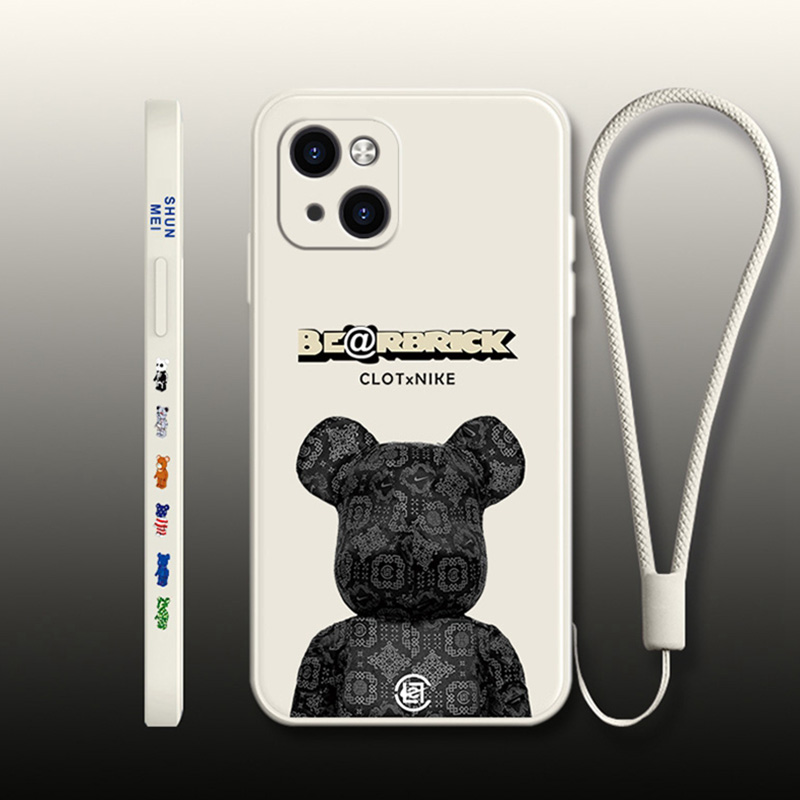 BE@RBRICK ジャケット型 熊柄 モノグラム CLOT 安い シリコン アイフォン13/12 pro maxカバー