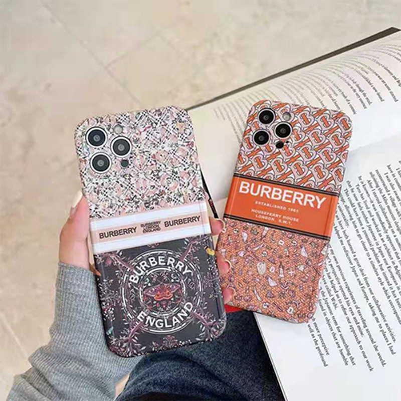 Burberry/バーバリー iphone13/12s/12pro/12pro maxケース ブランド 熊柄 個性 ジャケット型 ブランド モノグラム ストランプ柄 人気 高級