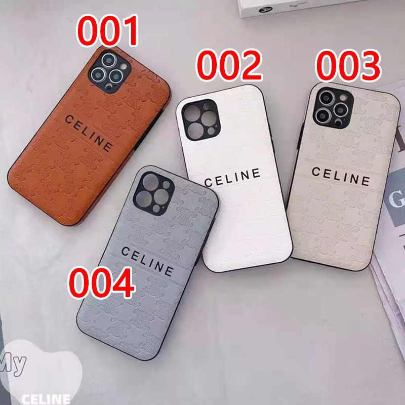 セリーヌ ブランド iphone13/12 mini/13 pro max/12 proケース おしゃれ celine レザー モノグラム