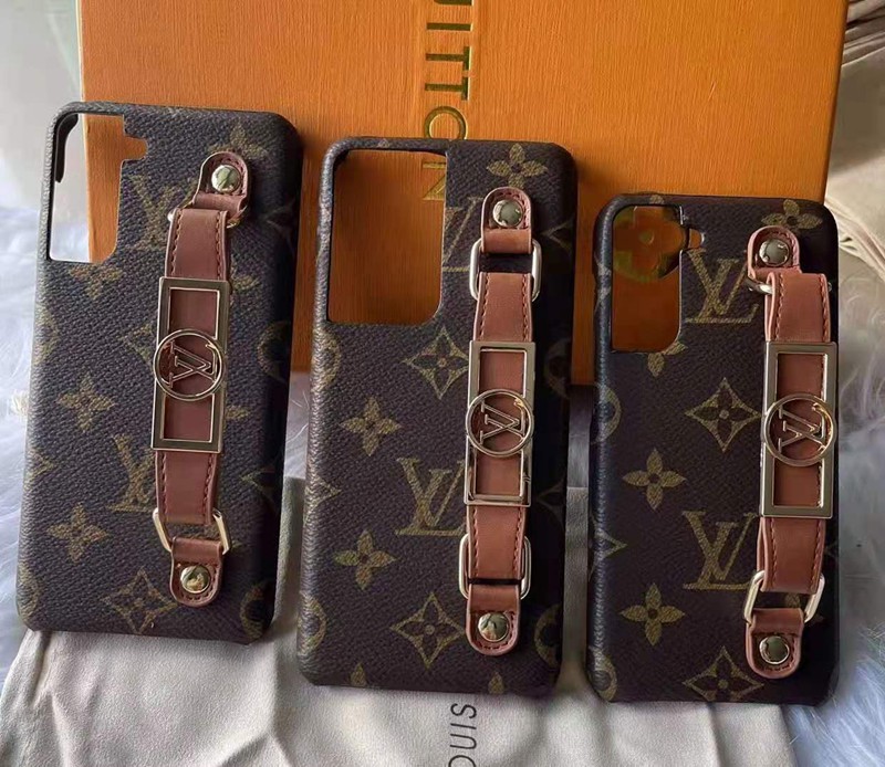 LV　ブランド　Galaxy S21ケース　経典　ジャケット型　