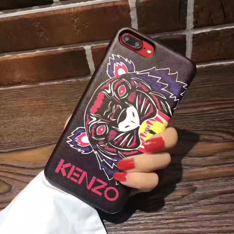 ペア iphone7/7 plusブランドカバー KENZO