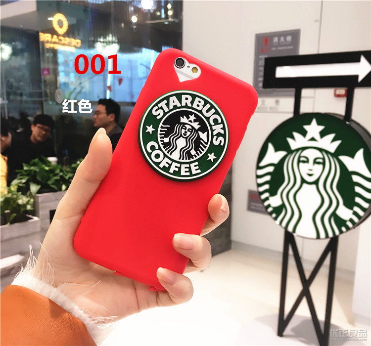 STARBUCKS アイフォン7 plusカバー 赤