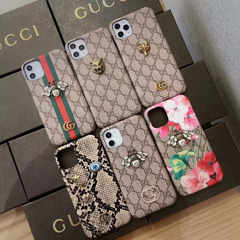 GUCCI/グッチ ブランド iphone 13/13pro/13 pro max/13 miniケース 可愛い 狐  ヒョウ