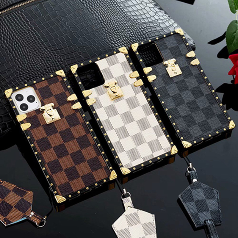 LV/ルイヴィトン ブランド iphone 15/14pro/13 Pro/13 Pro Max/13 Miniケース モノグラム レザー製 トランク型