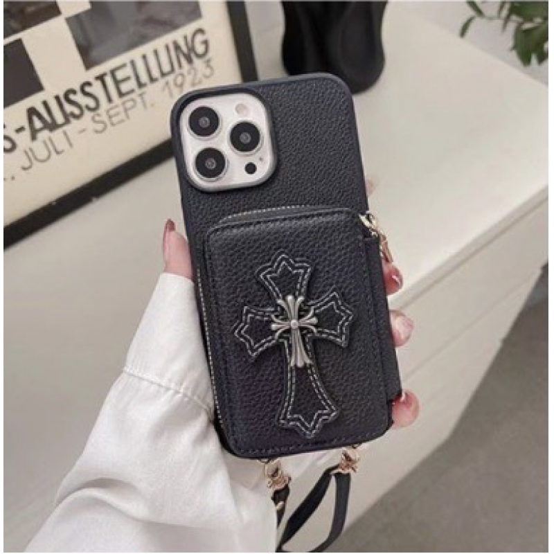 Chrome Hearts/クロムハーツ ブランド iphone13/12/14pro maxケース かわいい バッグ型 カード入れ モノグラム セレブ愛用 激安 iphone 11/x/8/7スマホケース ハイブランド ファッション メンズ レディース