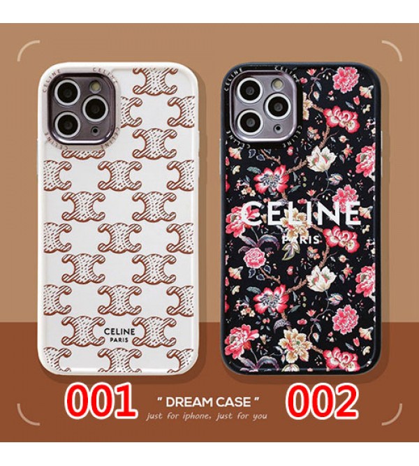 セリーヌ 人気ブランド iphone 12/12 pro/12 pro maxケース 花柄 女性向け iphone11/11pro maxケース 激安 個性 iphone x/xr/xs/xs maxケース ins風