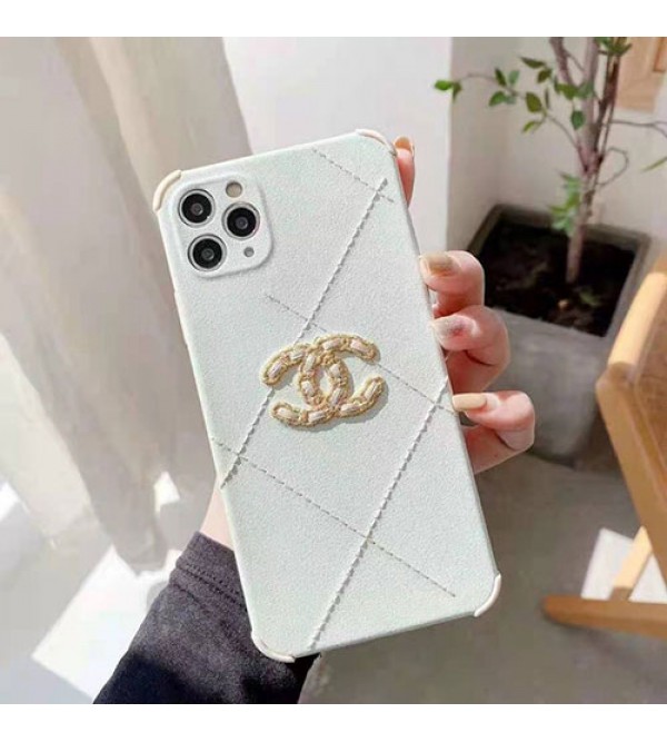 シャネル ブランドに刺繍子羊の皮iphone 12 /12 pro/12 mini/12 pro maxケース ポコニャン ブランドiPhone 11/11 pro/11 pro maxケース韓国風