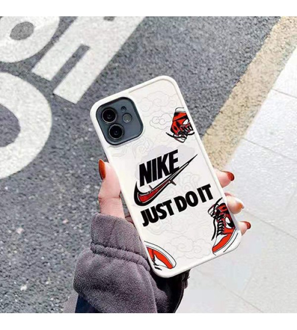 ナイキ ブランドJUST DOIT iphone 12 /12 pro/12 mini/12 pro maxケース 個性潮流iphone11/11pro/11pro maxケースオシャレ人気 iphone x/xs/xr/xs maxケース男女兼用