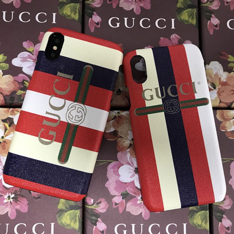 iphone 12ケースブランドグッチ iPhone xr/xs max/xs/11 pro maxケース gucci iphone x/8/7スマホケース ジャケット Iphone6/6sカバー ストライプ絵柄