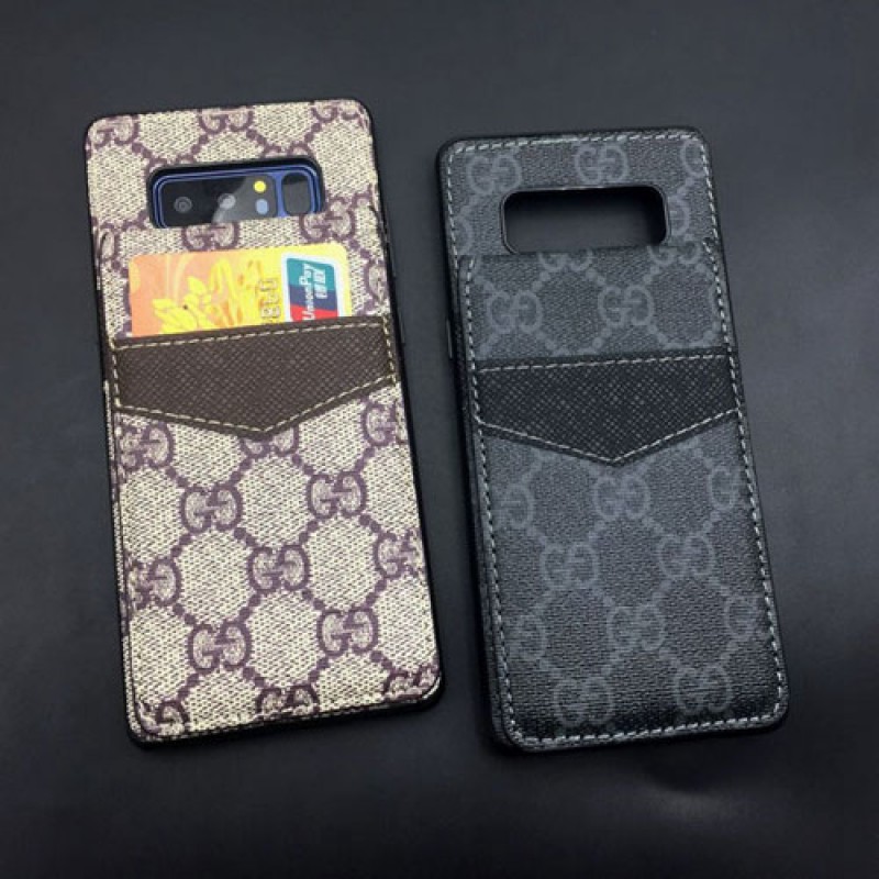 iphone 12ケースブランドグッチ galaxy s20/S10+/S10/note10 plusケース iphone 11/11pro/xr/xs max/se2ケース gucci Galaxy Note8カバー レザー製 ビジネス風 4カードスロット付き