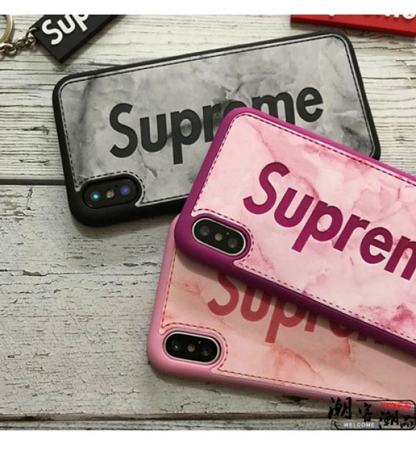 iphone12ケースブランド supreme iPhoneXケース シュプリーム Iphone8/7 Iphone8plus/7plusケース Iphone6/6s Plus Iphone6/6sカバー ジャケット レザー製