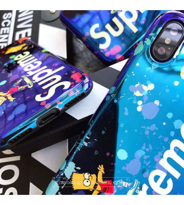 iphone 12ケースブランド supreme iPhoneXケース シュプリーム Iphone se2/8/7 Iphone8plus/7plusスマホケース Iphone6/6s Plus Iphone6/6sジャケットケース　お洒落 ブルーレイ