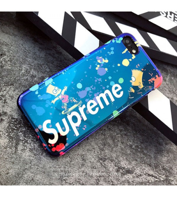 iphone 12ケースブランド supreme iPhoneXケース シュプリーム Iphone se2/8/7 Iphone8plus/7plusスマホケース Iphone6/6s Plus Iphone6/6sジャケットケース　お洒落 ブルーレイ