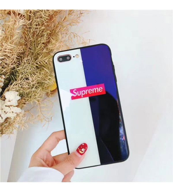 ブランド Supreme galaxy s20/S10+/S10ケース iphone12ケース シュプリーム Iphonexs/xs max/xケース アイフォン8/7/6s Plusカバー ジャケット ブルーライント