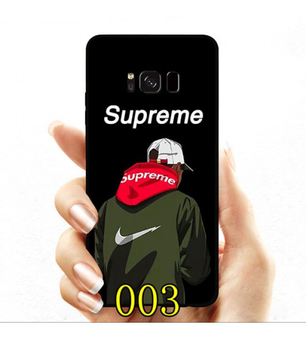 iphone12ケースブランドSupreme iphone xr/xs max/x/se2ケース galaxy A30/S10+ケース Galaxy S9+カバー 3色選択可  ギャラクシー S9/S8+/S8/Note8ケース指紋防止 TPU製