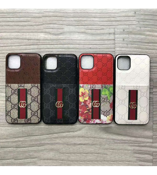 iphone 12 ケースブランドgucci iphone11/11pro maxケースgalaxy S9+カバーグッチ ギャラクシー S9/S8+/S8/Note8ケースグッチ iPhone xr/xs max/xsケース カード入れ 個性 高級感