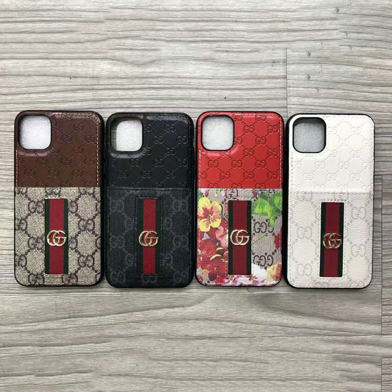 iphone 12 ケースブランドgucci iphone11/11pro maxケースgalaxy S9+カバーグッチ ギャラクシー S9/S8+/S8/Note8ケースグッチ iPhone xr/xs max/xsケース カード入れ 個性 高級感