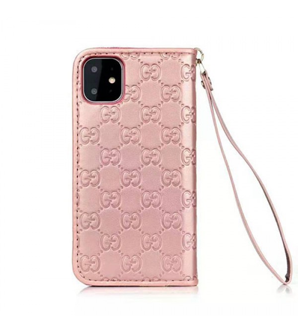 iphone 12ケースブランドグッチ iphone 11/11pro max/xr/xs/xs maxケース gucci iphone x/8/7/se2 プラスケース Galaxy S9/S9+ケース ギャラクシー S8/note8カバー 手帳型 ストラップ付き