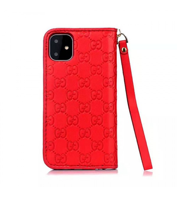 iphone 12ケースブランドグッチ iphone 11/11pro max/xr/xs/xs maxケース gucci iphone x/8/7/se2 プラスケース Galaxy S9/S9+ケース ギャラクシー S8/note8カバー 手帳型 ストラップ付き