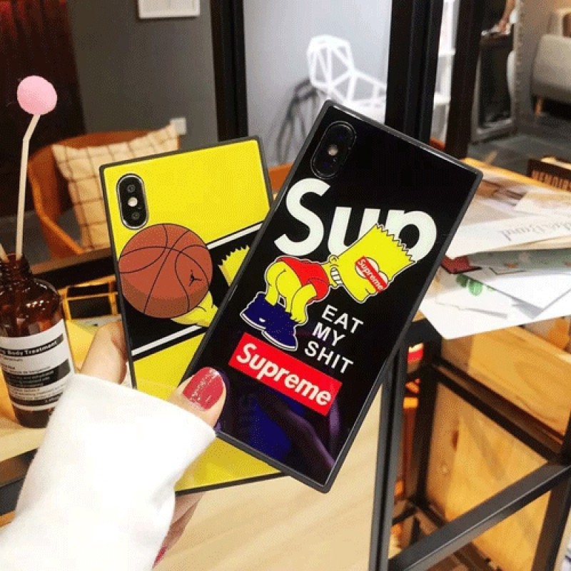 iphone 12 ケースブランドsupreme iPhoneXケース シュプリームIphone se2/8/7 Iphone8plus/7plusスマホケース Iphone6/6s Plus Iphone6/6sカバー ジャケット アニメ絵柄 個性