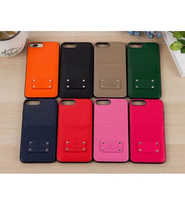 iphone 12 ケースブランドhermes Iphone xr/xs/xs maxカバー エルメス Iphonex/se2/8/7 /6 plusスマホケース Galaxy S9+/NOTE8ジャケット ケース カード入れ 凹み紋