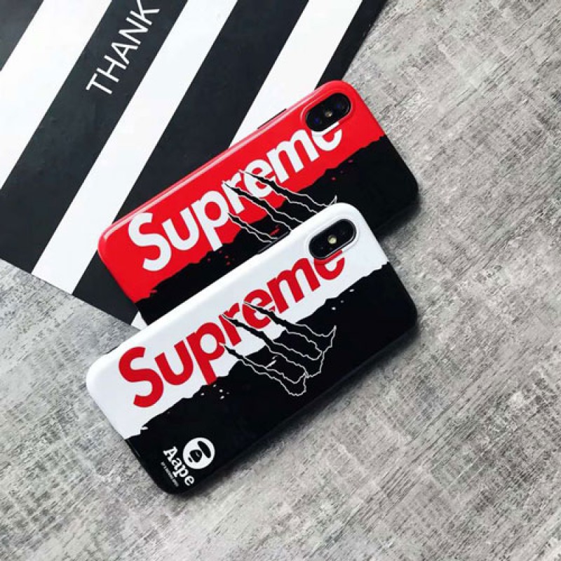 iphone 12 ケースブランドsupreme iPhoneXケース シュプリームIphone se2/8/7 Iphone8plus/7plusスマホケース Iphone6/6s Plus Iphone6/6sカバー ジャケット 掻き傷絵柄 創意