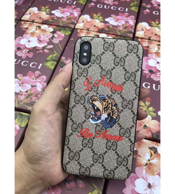 iphone12ケースブランド gucci iPhone xs/xs plusケース グッチ Iphone9/se2/8/7 plusスマホケース Iphone6/6s Plus Iphone6/6sカバー ジャケット 虎絵柄　