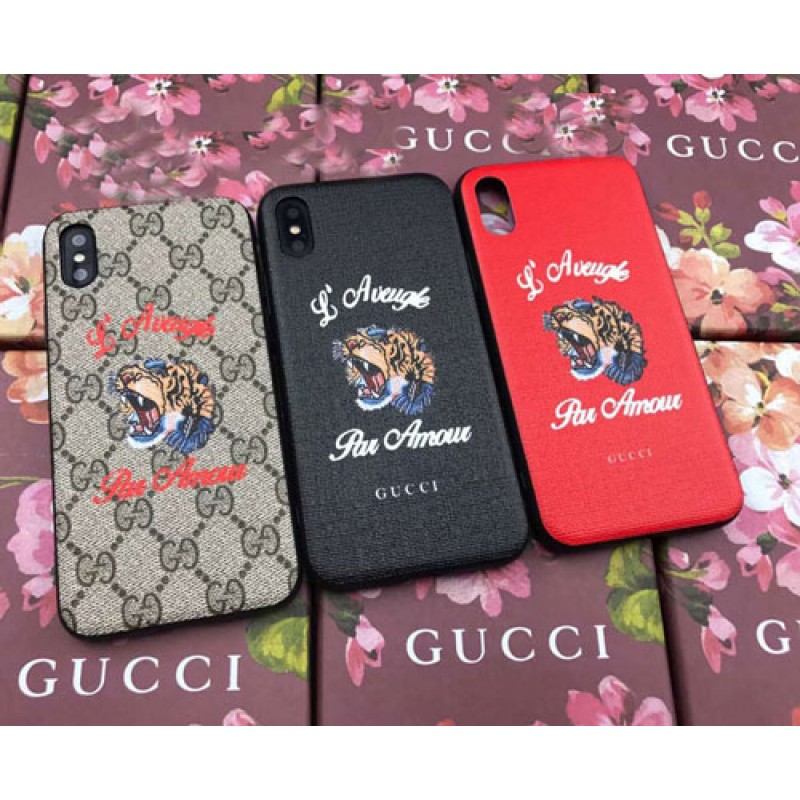 iphone12ケースブランド gucci iPhone xs/xs plusケース グッチ Iphone9/se2/8/7 plusスマホケース Iphone6/6s Plus Iphone6/6sカバー ジャケット 虎絵柄　