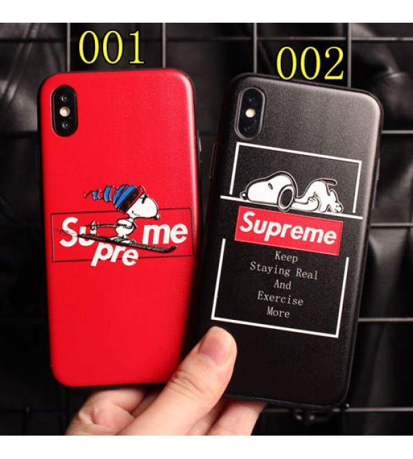 iphone 12 ケースsupreme iPhone xr/xs max/xsケース ブランドシュプリーム iphone se2/8/7plusスマホケース ブランド Iphone6/6s Plus Iphone6/6sカバー ジャケット スヌーピー絵柄