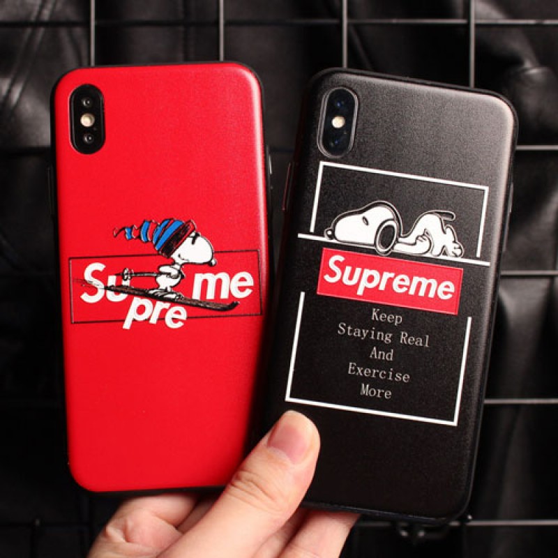 iphone 12 ケースsupreme iPhone xr/xs max/xsケース ブランドシュプリーム iphone se2/8/7plusスマホケース ブランド Iphone6/6s Plus Iphone6/6sカバー ジャケット スヌーピー絵柄