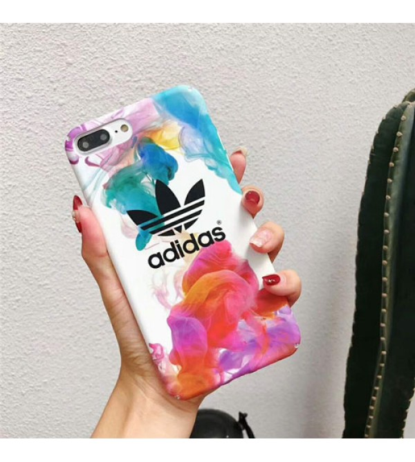 iPhone 12ケースブランドadidas iPhone xケース アディダス iphone se2/8/7plusスマホケース Iphone6/6sカバー ジャケット 鮮やか 