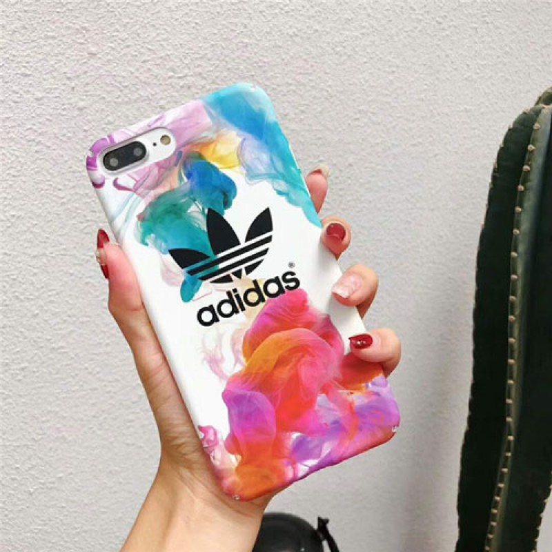 iPhone 12ケースブランドadidas iPhone xケース アディダス iphone se2/8/7plusスマホケース Iphone6/6sカバー ジャケット 鮮やか 