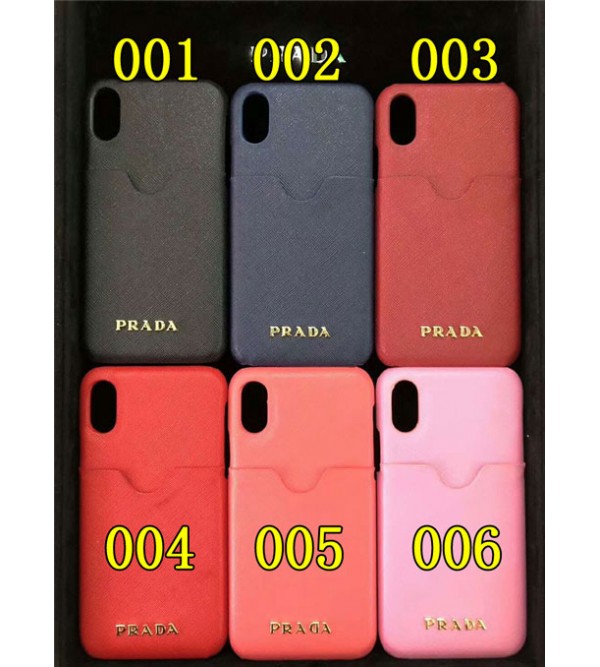 PRADA iPhone xケース iPhone12 ケースプラダ iphone se2/8/7Plusスマホケース ブランド Iphone6/6s Plus Iphone6/6sカバー ジャケット カード入れ 