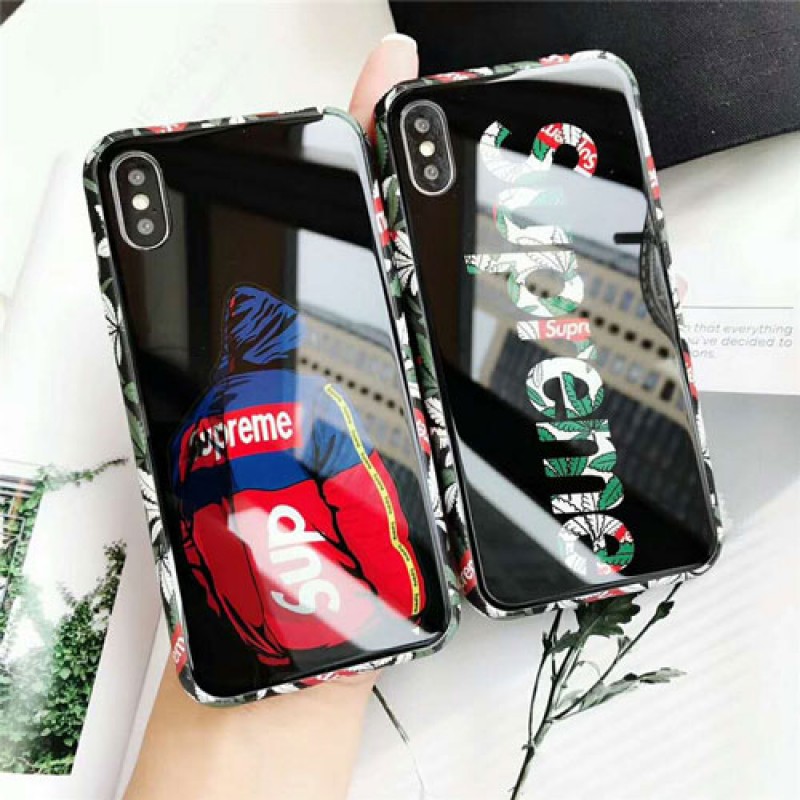 iphone 12ケースブランドsupreme iPhone xs/xs maxケース シュプリーム Iphonexr/x/se2/8/7 plusスマホケース Iphone6/6sカバー ジャケット 鏡面