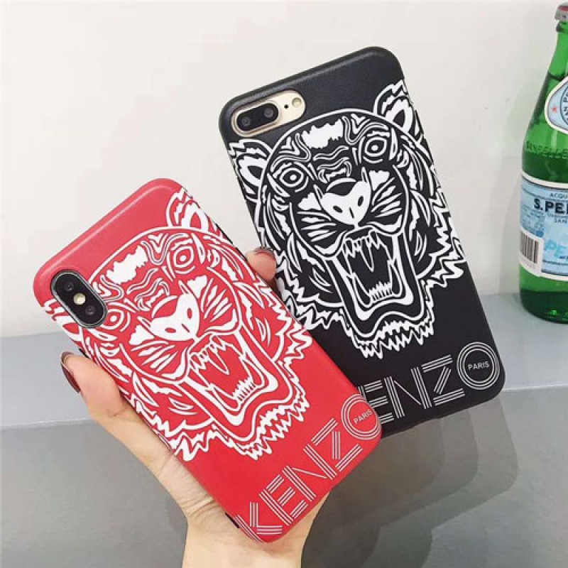 iphone 12 ケースkenzo iPhone xr/xs max/xsケース ケンぞ iphone x/8/7/se2スマホケース ブランド Iphone6/6s Plus Iphone6/6sカバー ジャケット 虎絵柄