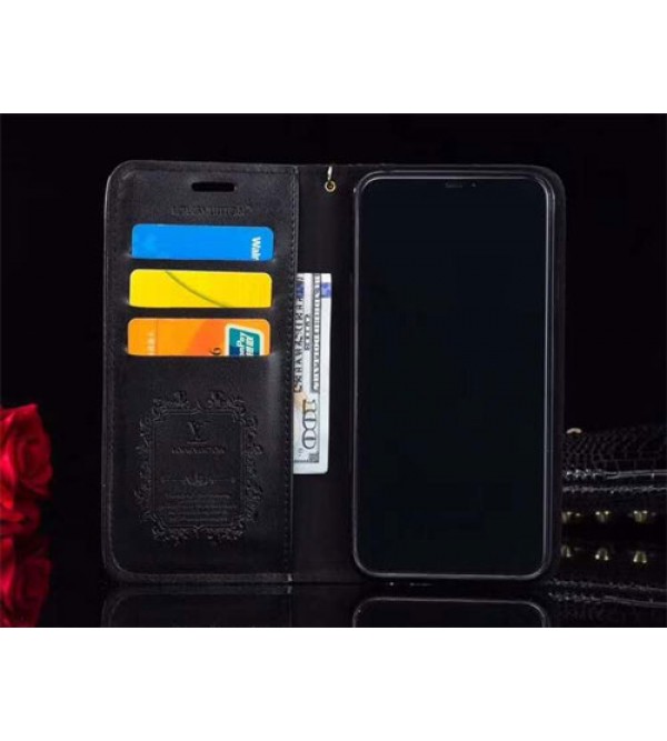 lv iPhone xr/xs max/xsケース ルイヴィトン iphone x/se2/8/7スマホケース ブランド 手帳型 ストラップ付き モノグラム