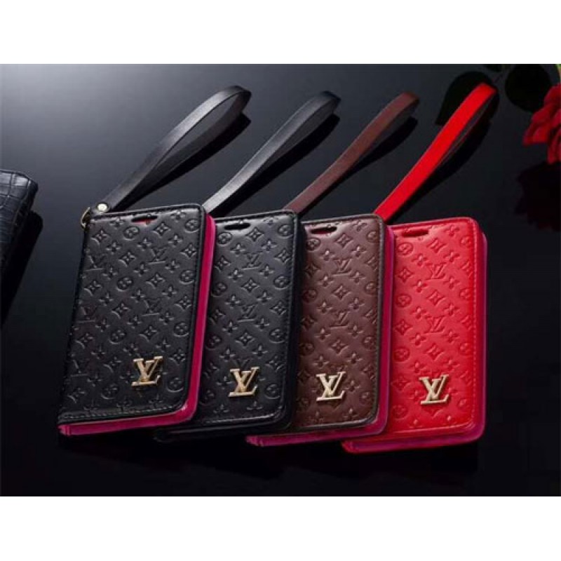 lv iPhone xr/xs max/xsケース ルイヴィトン iphone x/se2/8/7スマホケース ブランド 手帳型 ストラップ付き モノグラム