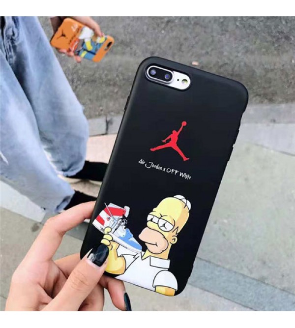 ジョーダン iphone 12ブランド jordan iPhone xr/xs max/xsケース iphone x/8/7/se2スマホケース Iphone6/6s Plusカバー ジャケット ギャラクター絵柄　